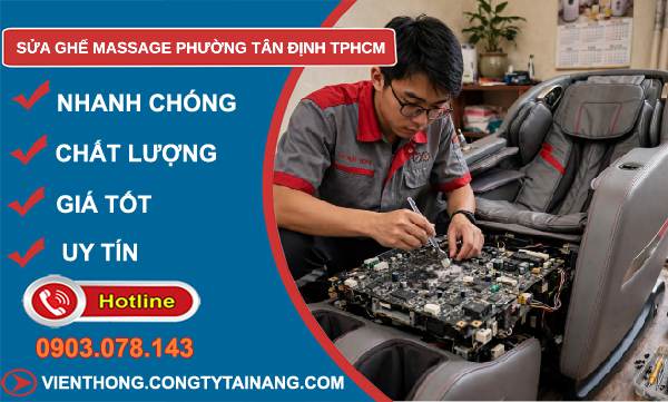 sửa ghế massage Tân Định