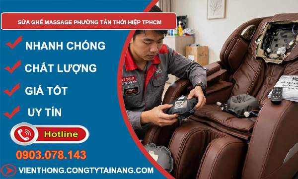 sửa ghế massage Tân Thới Hiệp