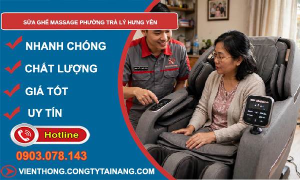 sửa ghế massage Trà Lý