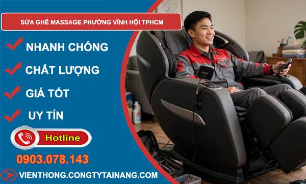 sửa ghế massage Vĩnh Hội