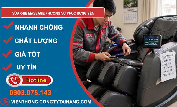 sửa ghế massage Vũ Phúc