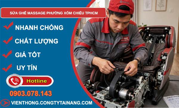 sửa ghế massage Xóm Chiếu
