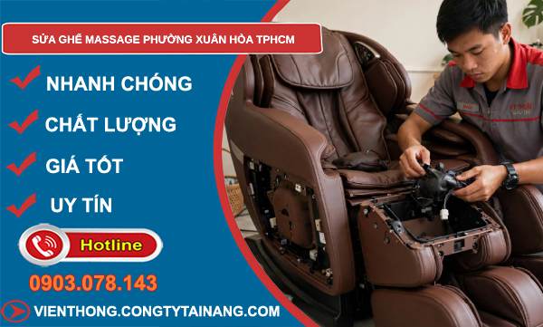 sửa ghế massage Xuân Hòa