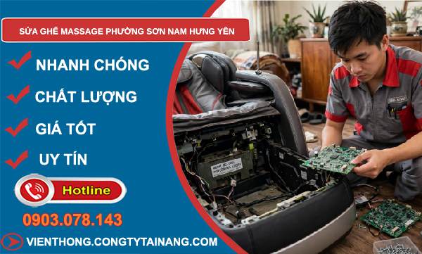 sửa ghế massage phường Sơn Nam Hưng Yên