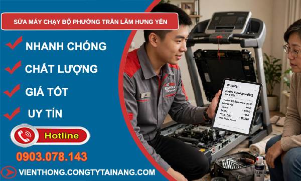sửa máy chạy bộ Trần Lãm