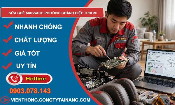 sửa ghế massage phường Chánh Hiệp TPHCM