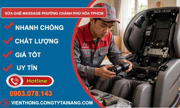 sửa ghế massage phường Chánh Phú Hòa TPHCM