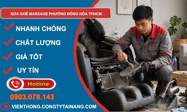sửa ghế massage phường Đông Hòa