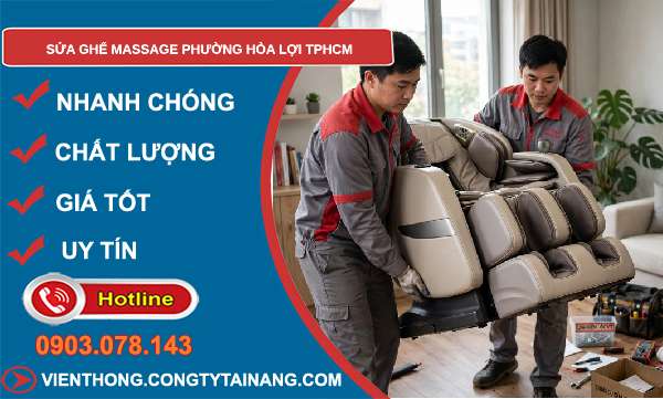 sửa ghế massage phường Hòa Lợi