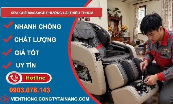sửa ghế massage phường Lái Thiêu TPHCM