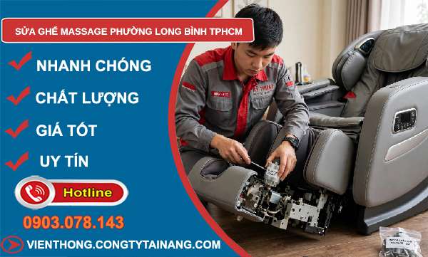 sửa ghế massage phường Long Bình