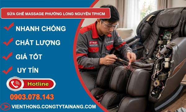 sửa ghế massage phường Long Nguyên TPHCM