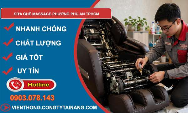sửa ghế massage phường Phú An TPHCM