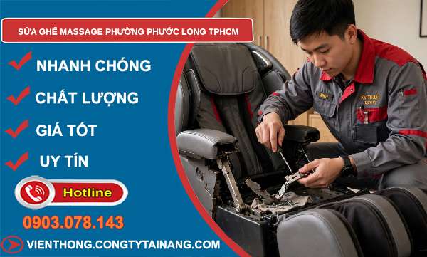 sửa ghế massage phường Phước Long TPHCM
