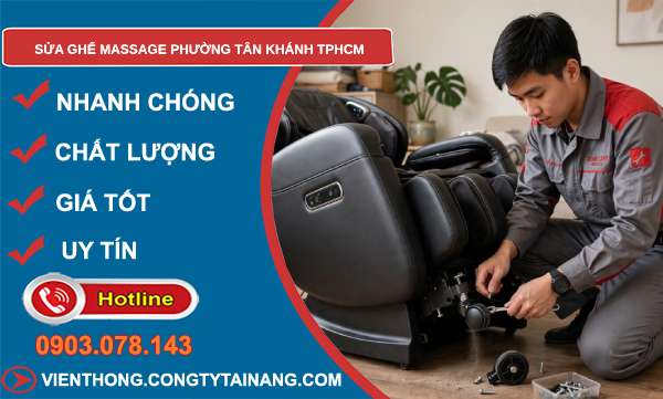 sửa ghế massage phường Tân Khánh TPHCM