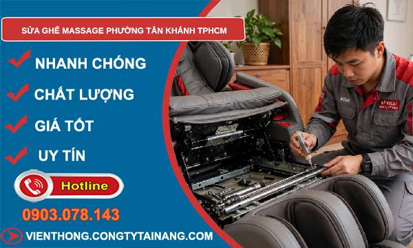 sửa ghế massage phường Tân Khánh