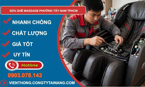 sửa ghế massage phường Tây Nam