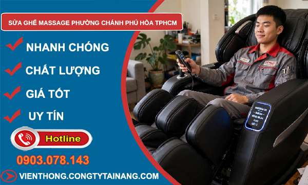 sửa ghế massage tại Chánh Phú Hòa