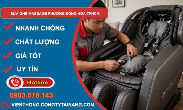 sửa ghế massage tại Đông Hòa