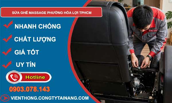 sửa ghế massage tại Hòa Lợi