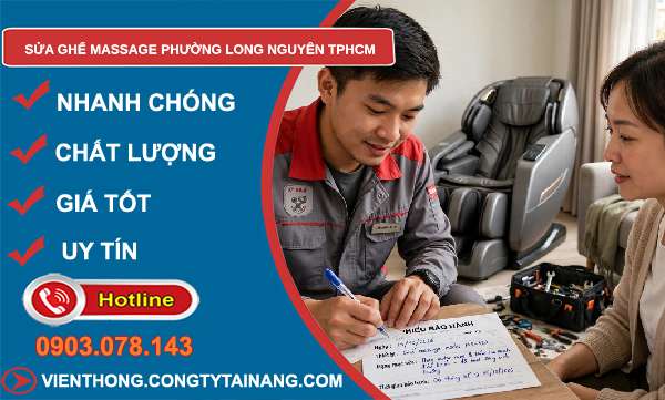 sửa ghế massage tại Long Nguyên