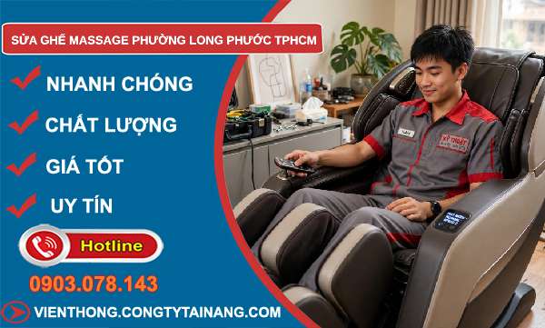sửa ghế massage tại Long Phước