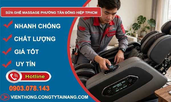 sửa ghế massage tại Tân Đông Hiệp