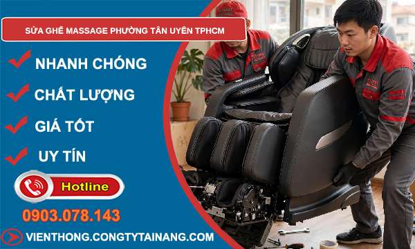 sửa ghế massage tại Tân Uyên