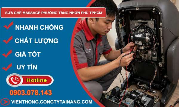 sửa ghế massage tại Tăng Nhơn Phú