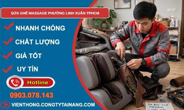 sửa ghế massage phường Linh Xuân