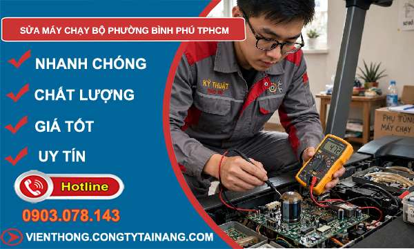 sửa máy chạy bộ phường Bình Phú TPHCM