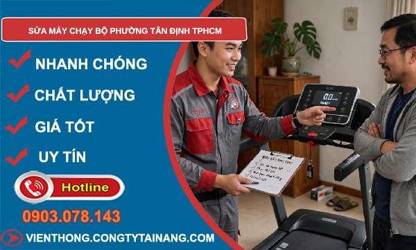 sửa máy chạy bộ tại Tân Định