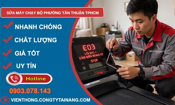 sửa máy chạy bộ tại Tân Thuận