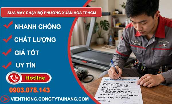 sửa máy chạy bộ tại Xuân Hòa